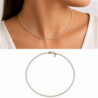 Collar Ultima Edizione Mujer in Plata CAO4321 GIALLO - CAO4321 GIALLO